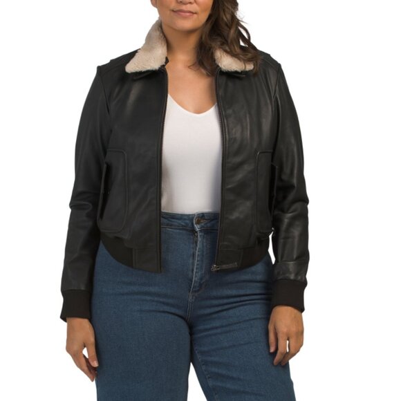 BOD & CHRISTENSEN Black Leather Dianne Jacket